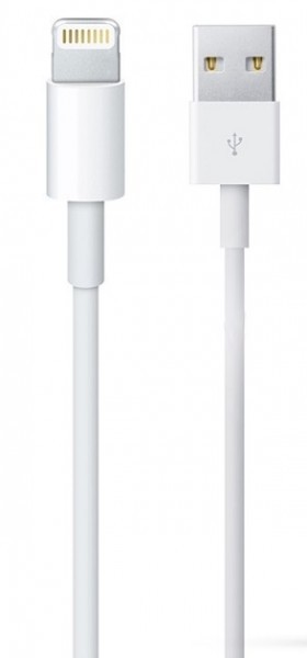 Datový kabel USB Apple MD819ZM iPhone 5 originální 2m, bulk