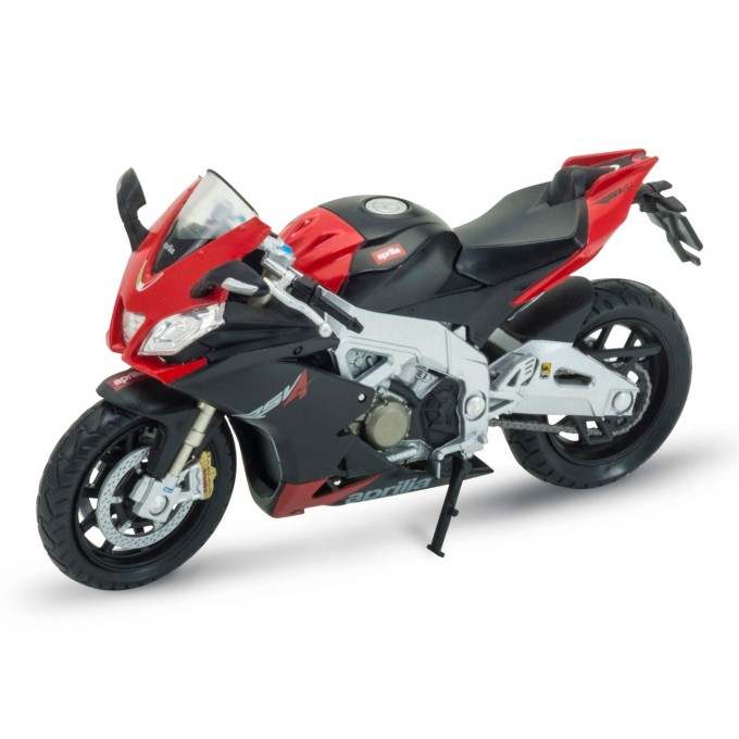Welly Motocykl Aprilia RSV4 Factory 1:18 červený