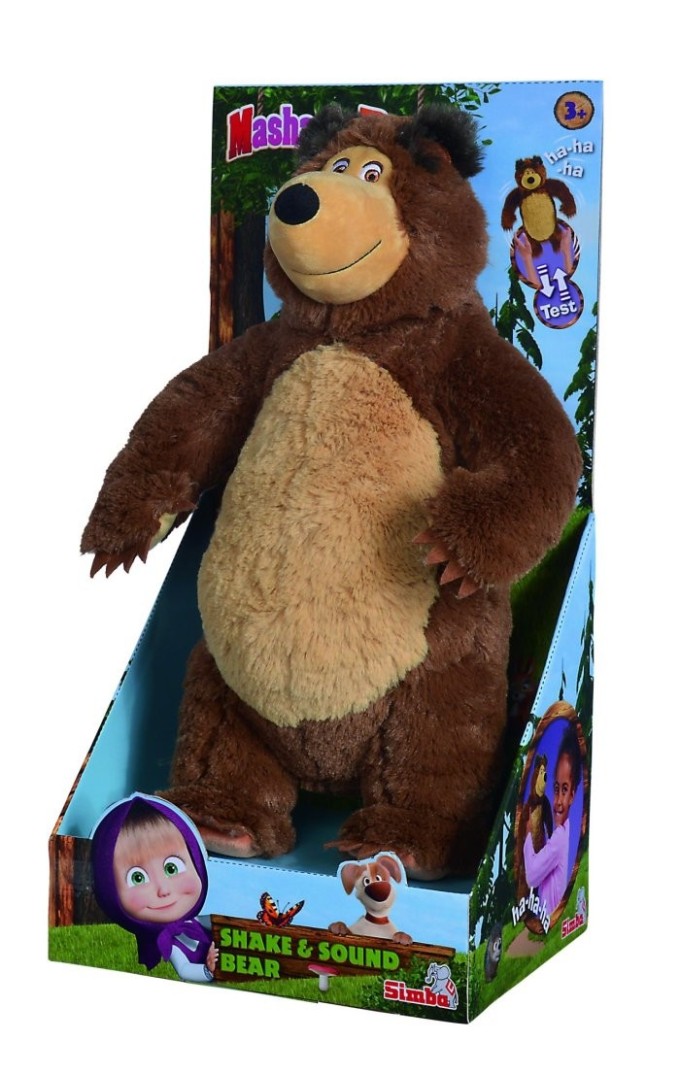 Simba Máša a medvěd Medvěd Míša Shake & Sound, 43 cm
