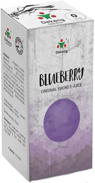 Liquid Dekang Blueberry 10ml - 0mg (Borůvka)