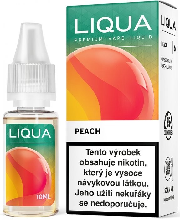 Liquid LIQUA CZ Elements Peach 10ml-6mg (Broskev)