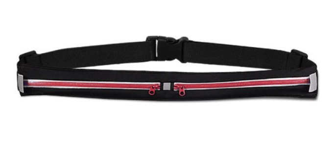 Pouzdro Fit Slim Belt, double, red