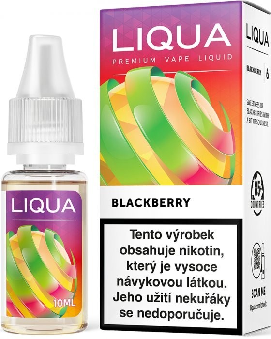 Liquid LIQUA CZ Elements Blackberry 10ml-12mg (ostružina)