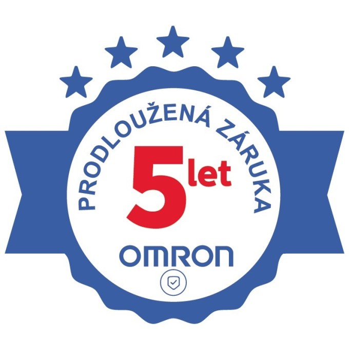 Omron bezplatná prodloužená záruka 5 let