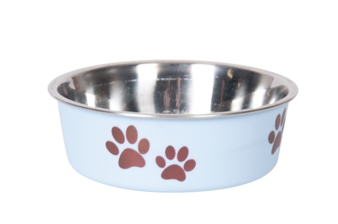 Karlie Miska nerezová s plastovým opláštěním modrá 14cm 450ml