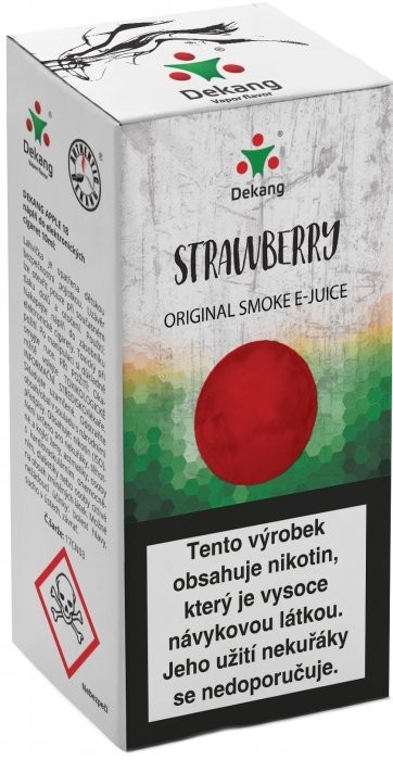 Liquid Dekang Strawberry 10ml - 6mg (Jahoda)