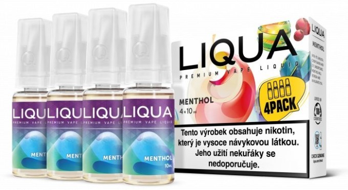 Liquid LIQUA CZ Elements 4Pack Menthol 4x10ml-6mg (Mentol)