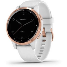 GARMIN vívoActive4S RoseGold/White Band