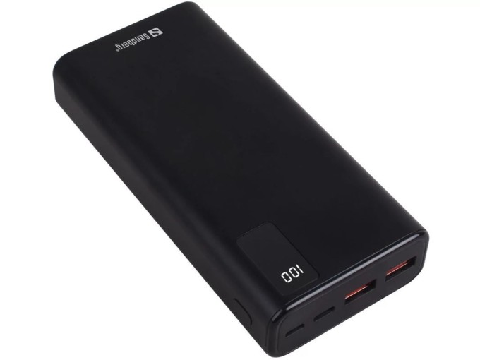 Sandberg Powerbank USB-C PD 20W 20000mAh, černá
