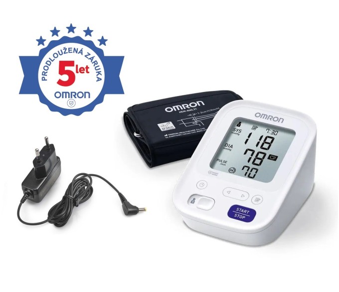 Tlakoměr OMRON M3 Easy + zdroj