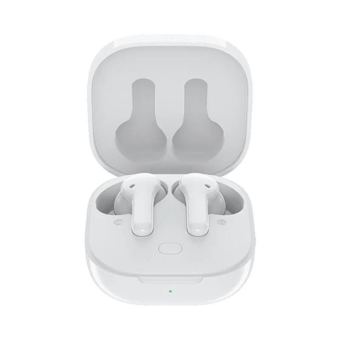 QCY - T13ANC zcela bezdrátová sluchátka s dobíjecím boxem  - bílá