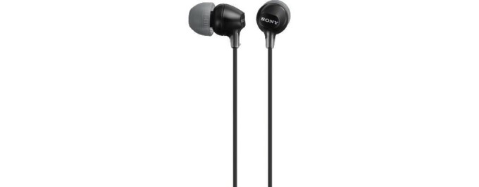 Sony MDREX15LP, černá sluchátka do uší řady EX