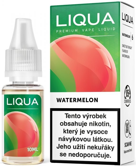 Liquid LIQUA CZ Elements Watermelon 10ml-18mg (Vodní meloun)