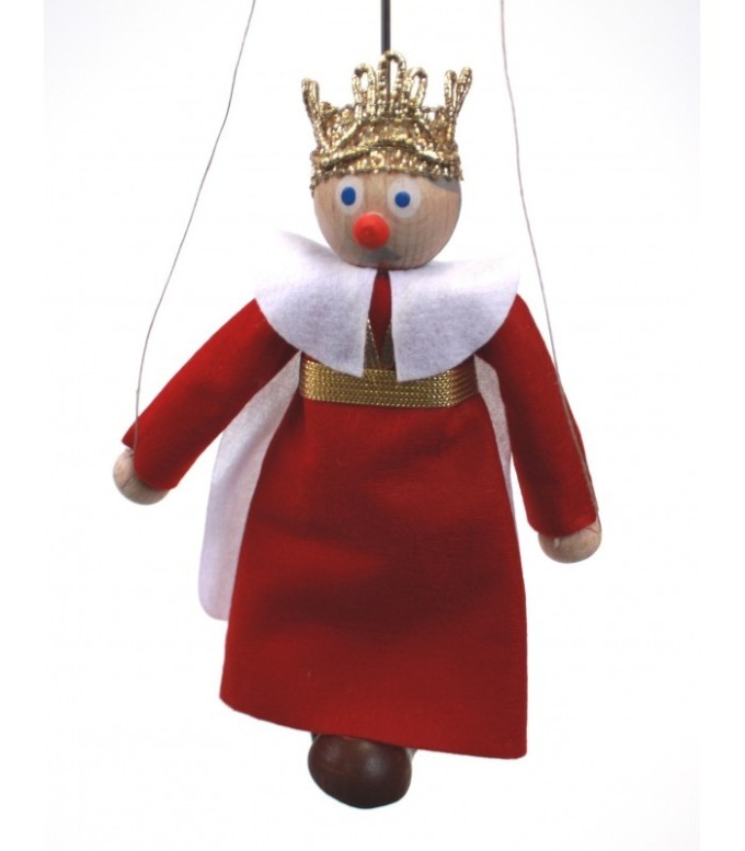 Dřevěná loutka Král Ferdinand