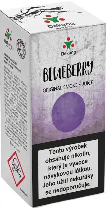 Liquid Dekang Blueberry 10ml - 6mg (Borůvka)