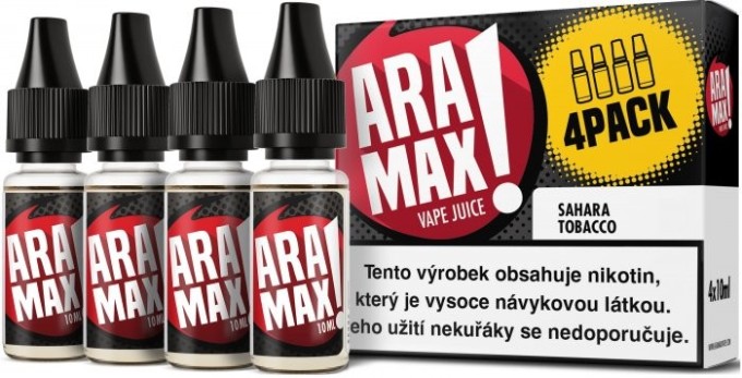 Liquid ARAMAX 4Pack Sahara Tobacco 4x10ml-6mg