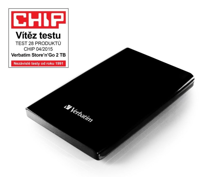 HDD 2.5" 2TB USB 3.0 černý, Green Button, externí harddisk Store 'n' Go Verbatim