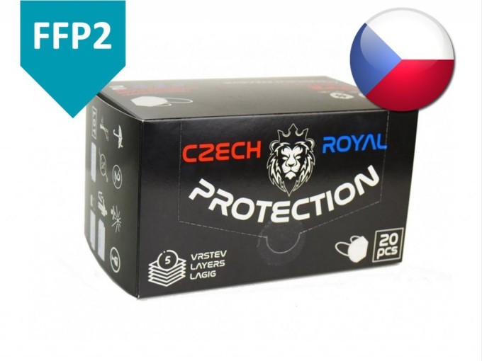 Czech Royal Protection respirátor FFP2 20 ks