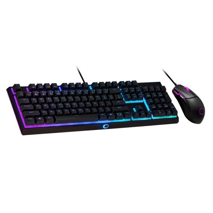 Cooler Master MS110, herní set klávesnice a myši, RGB LED, CZ layout, černá