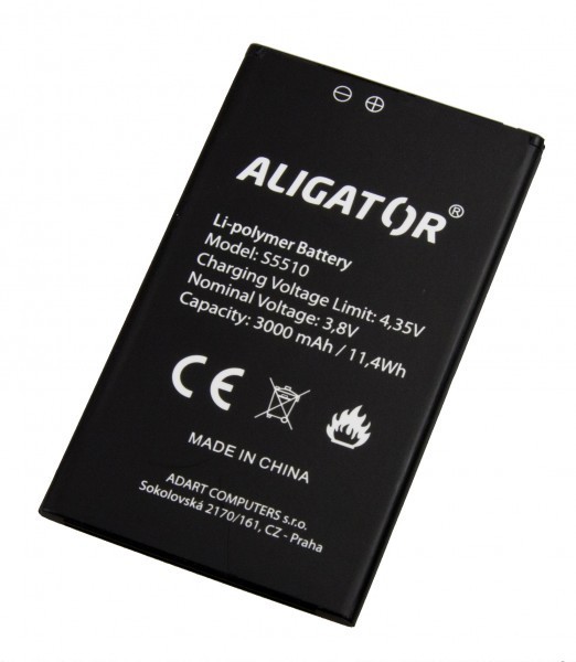 Baterie ALIGATOR S5510 Duo, Li-Ion 3000mAh, originální