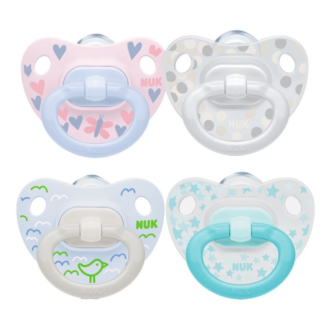 NUK Dudlík silikonový HAPPY DAYS V1 (0-6m) 1ks