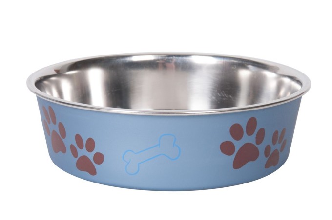 Karlie Miska nerezová s plastovým opláštěním metalická modrá 21,5cm 1500ml