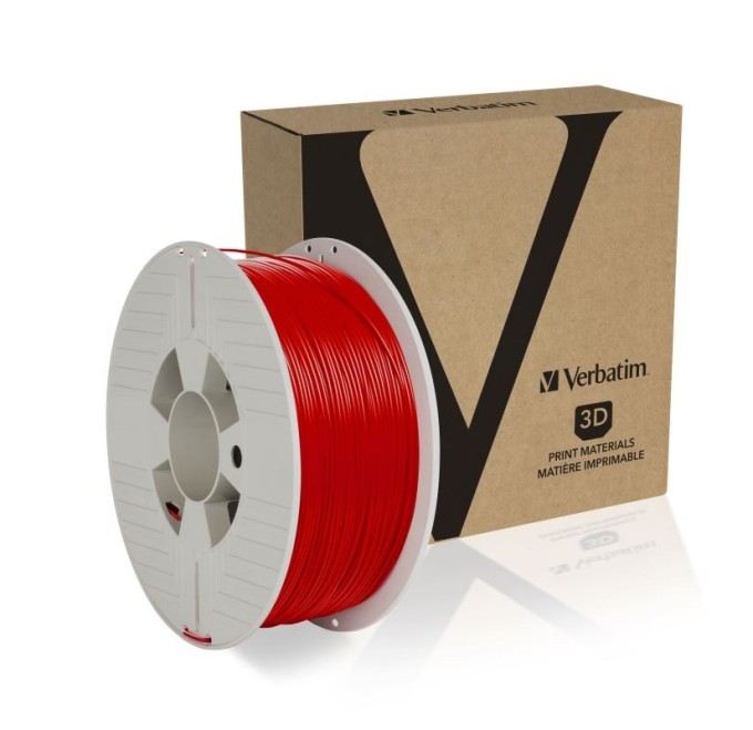 Verbatim ABS struna 1,75 mm pro 3D tiskárnu, 1kg, Červená (RD1)