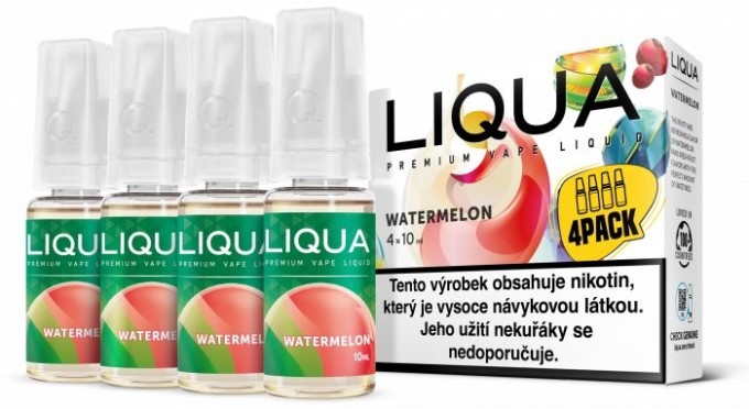 Liquid LIQUA CZ Elements 4Pack Watermellon 4x10ml-6mg (Vodní meloun)