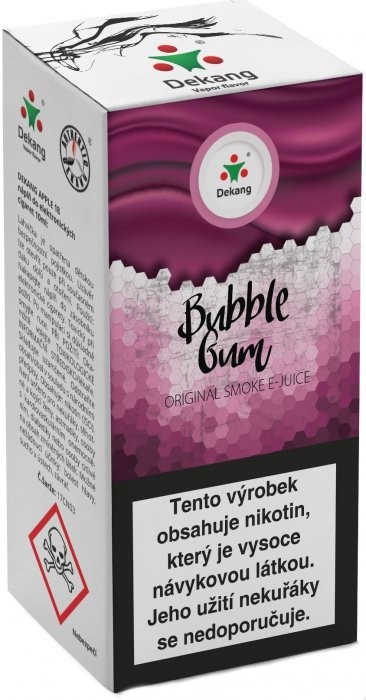 Liquid Dekang Menthol Bubble Gum 10ml - 11mg (Mentolová žvýkačka)