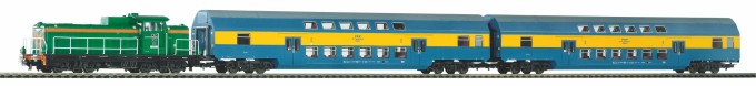 Piko Startovací sada Osobní vlak SM42 s dvoupodlažními vagony PKP VI - 97934