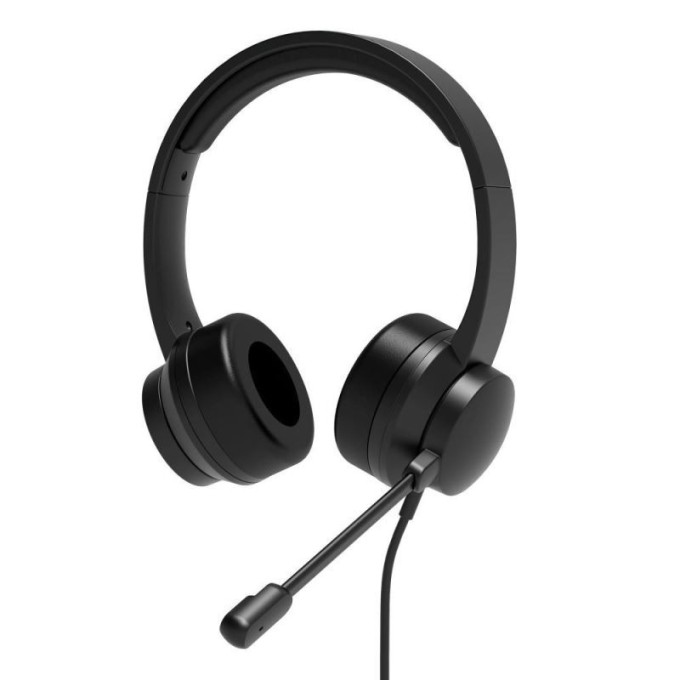 PORT CONNECT - Stereo headset s mikrofonem, USB-A/USB-C, černá
