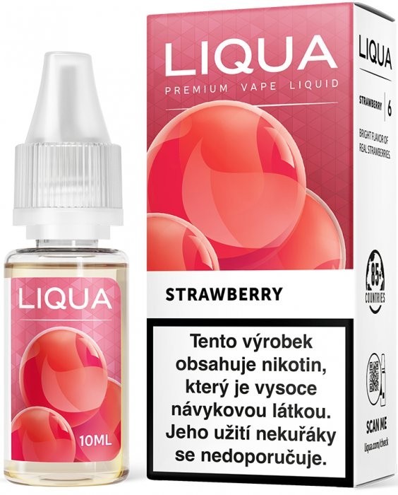 Liquid LIQUA CZ Elements Strawberry 10ml-0mg (Jahoda)