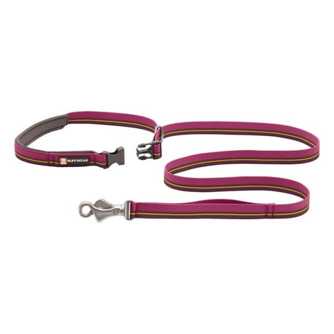 Vodítko pre psy Ruffwear Flat Out Leash-wildflower-horizon-25mmx180cm