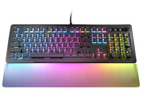 ROCCAT Vulcan II Max, herní klávesnice, Red Switch, RGB LED, US layout, černá