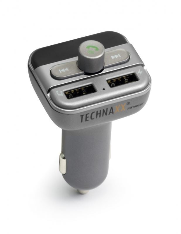 Technaxx FM transmitter + MP3 přehrávač + Bluetooth, LCD display (FMT900BT)