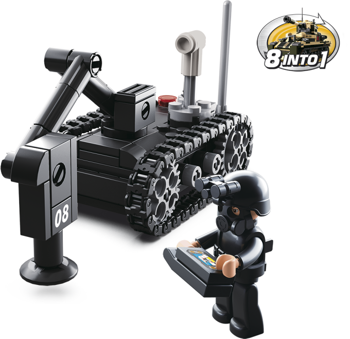 Sluban Army 8into1 M38-B0587D Detektor min