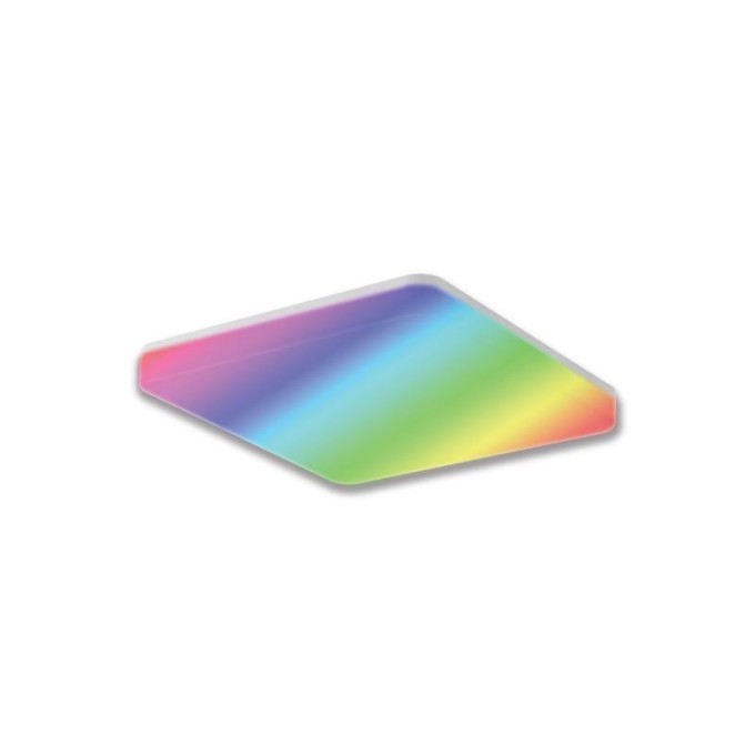 Tellur WiFi Smart LED čtvercové stropní světlo, 24W, 3000-6500K + RGB , bílé