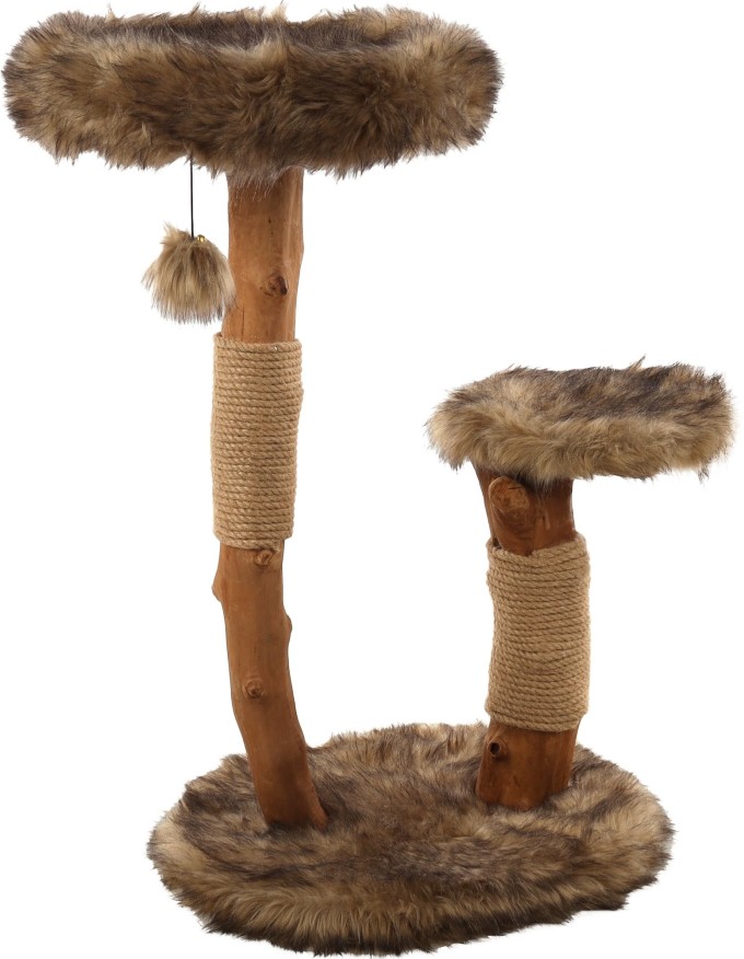 Flamingo Škrabadlo pro kočky BETULA 2 hnědé 86cm