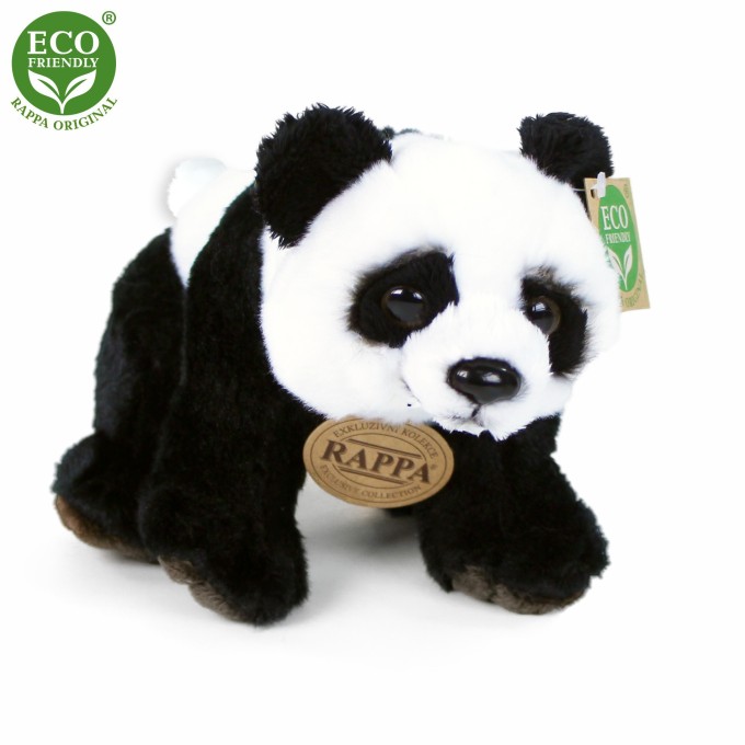 Rappa Plyšová panda stojící 22 cm ECO-FRIENDLY
