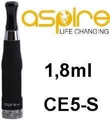 aSpire CE5-S BVC Clearomizer 1,8ohm 1,8ml Black