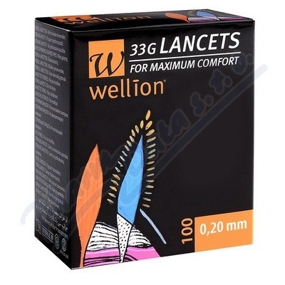 Lancety Wellion 100ks - 33G