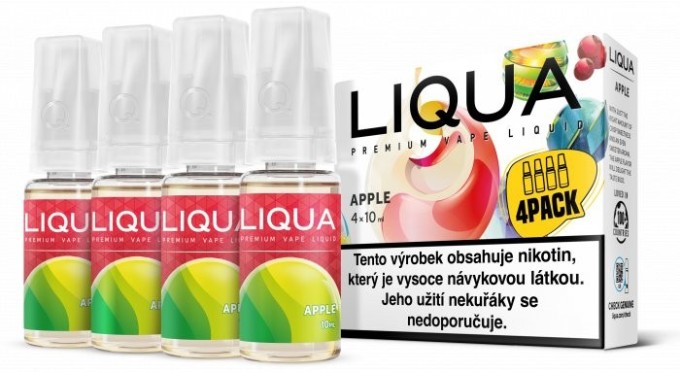Liquid LIQUA CZ Elements 4Pack Apple 4x10ml-6mg (jablko)