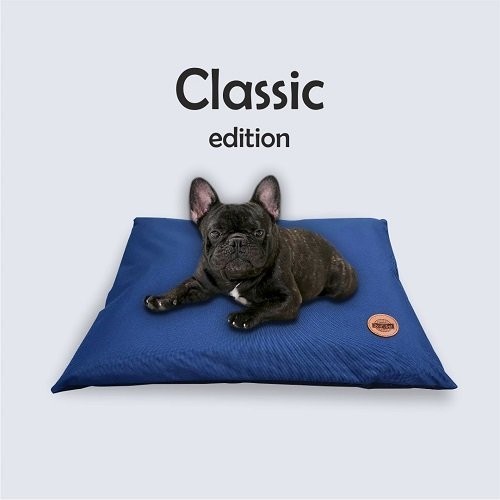 REDANT Pelech pro psy Polštář hranatý Tmavě modrá S