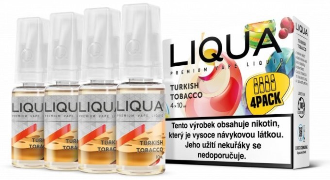 Liquid LIQUA CZ Elements 4Pack Turkish tobacco 4x10ml-12mg (Turecký tabák)