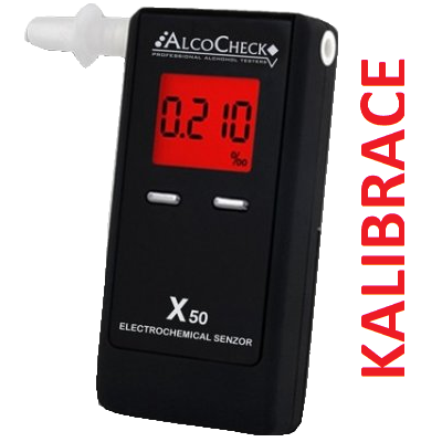 Kalibrace - AlcoCheck X50