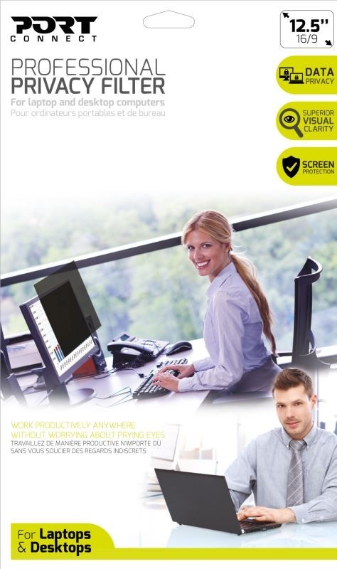 PORT CONNECT PRIVACY FILTER 2D - 12,5'', 16/9, černý