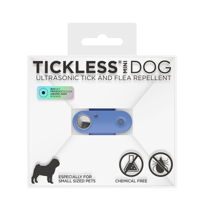 TICKLESS® Mini Nabíjecí ultrazvukový odpuzovač klíšťat pro psy a kočky Greek blue