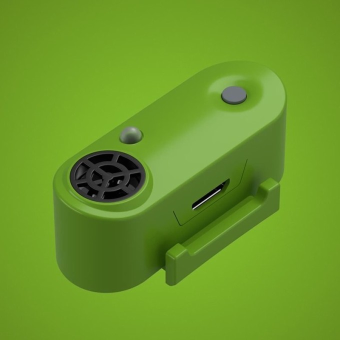 TICKLESS® ACTIVE Dobíjecí ultrazvukový odpuzovač klíšťat a blech pro lidi Green