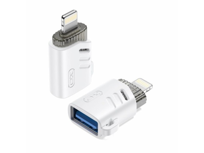 Adaptér USB-A - USB-C bílý