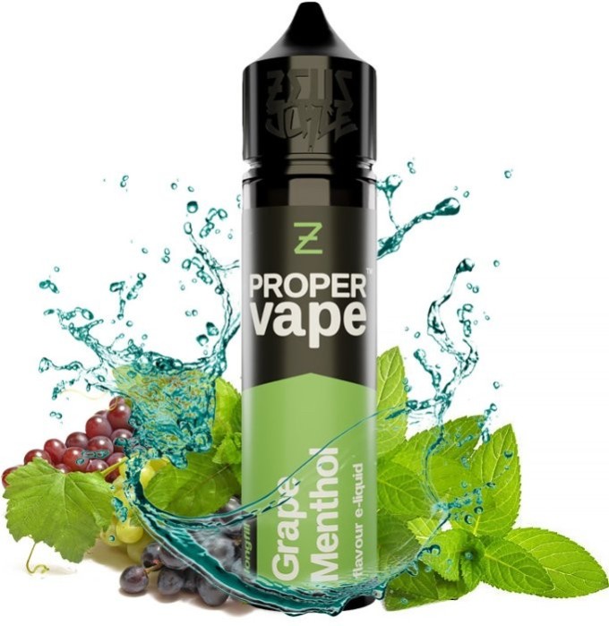 Příchuť Zeus Juice Proper Vape S&V 10ml Grape Menthol